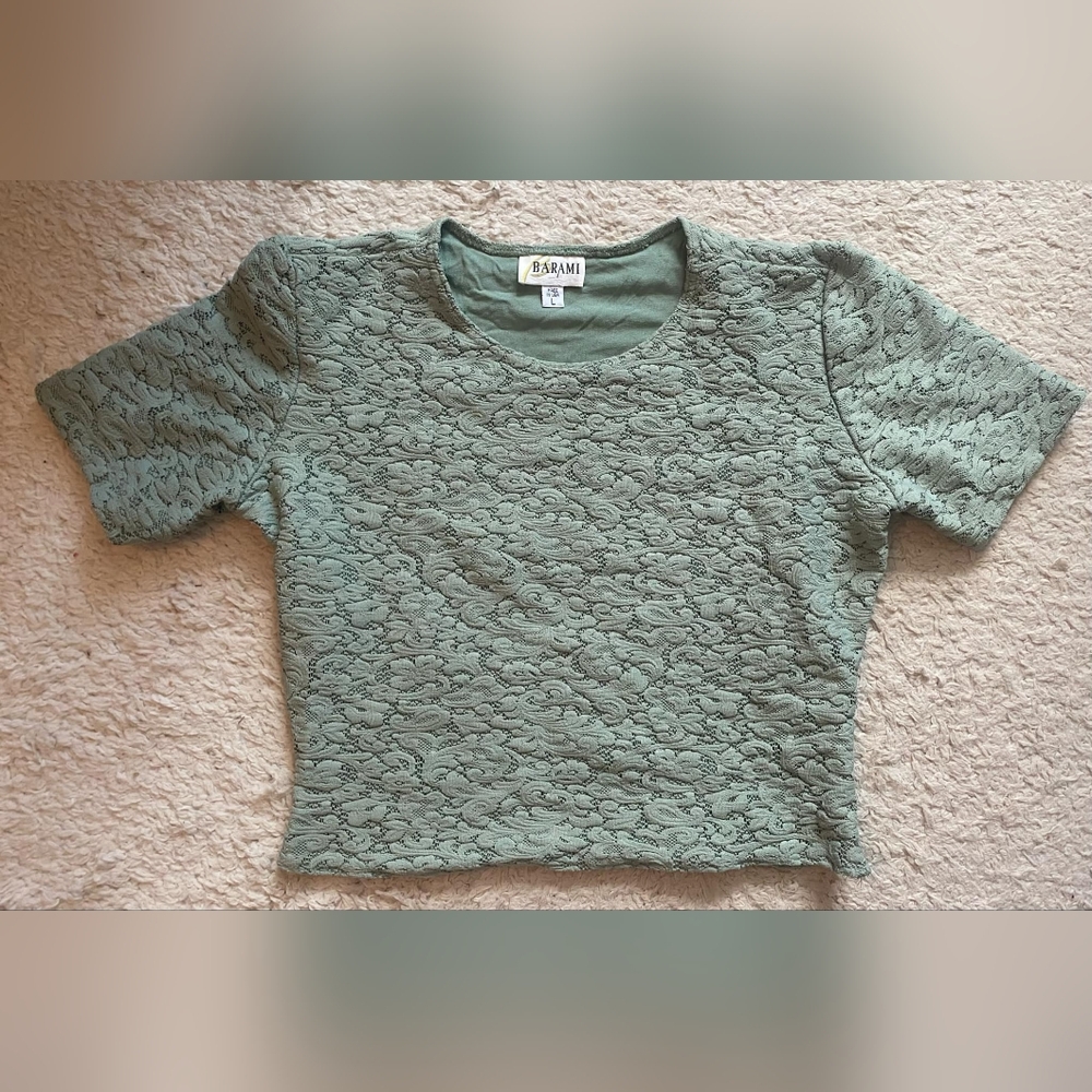Vintage lace crop top